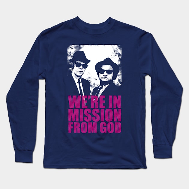 Mission from God Long Sleeve T-Shirt by Gustha Store